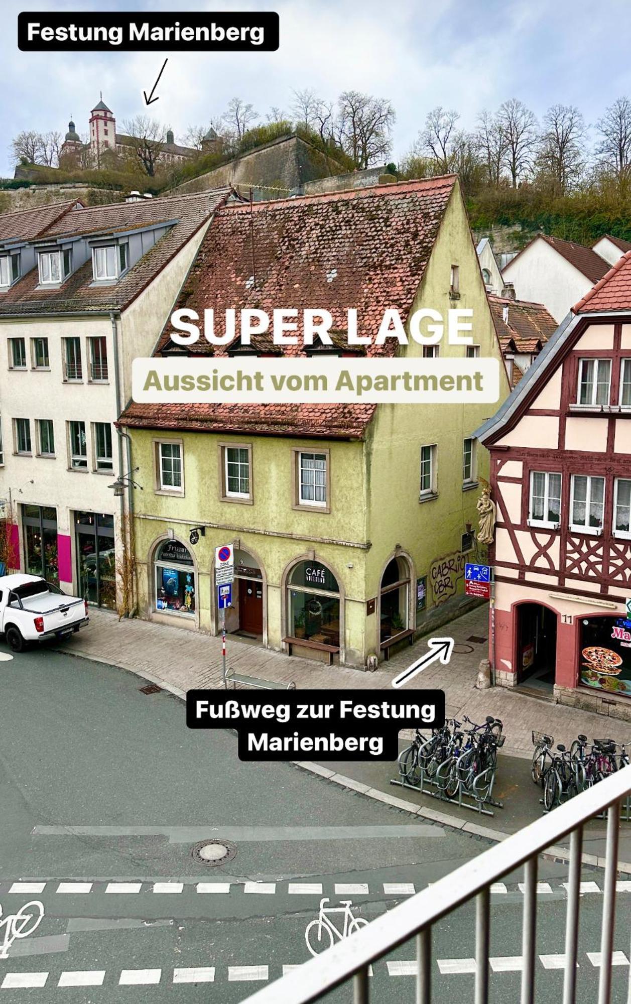 Wohnung Alte Mainbruecke - Gratis Kaffee - Netflix - Balkon Würzburg Dış mekan fotoğraf